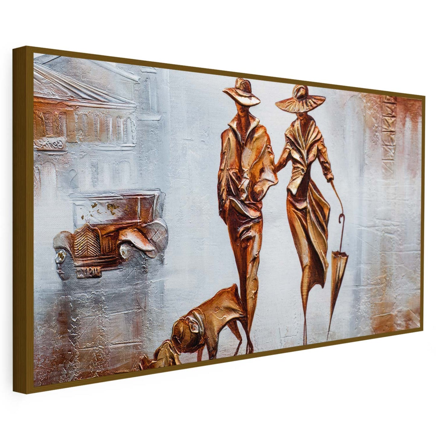 Tableau sur toile de couples en 3D