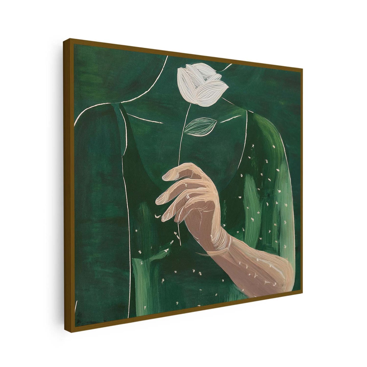 Tableau sur toile silhouette femme