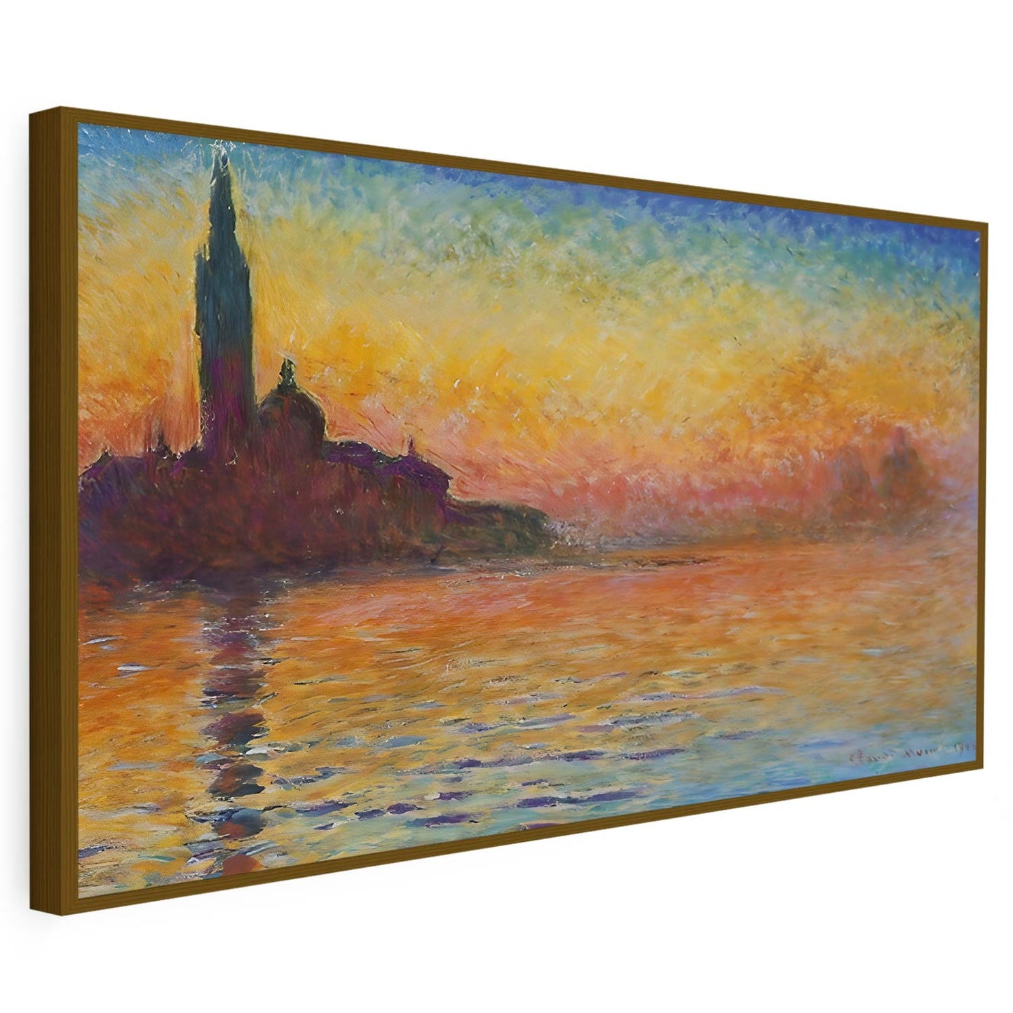 Coucher de soleil à Venise Claude Monet