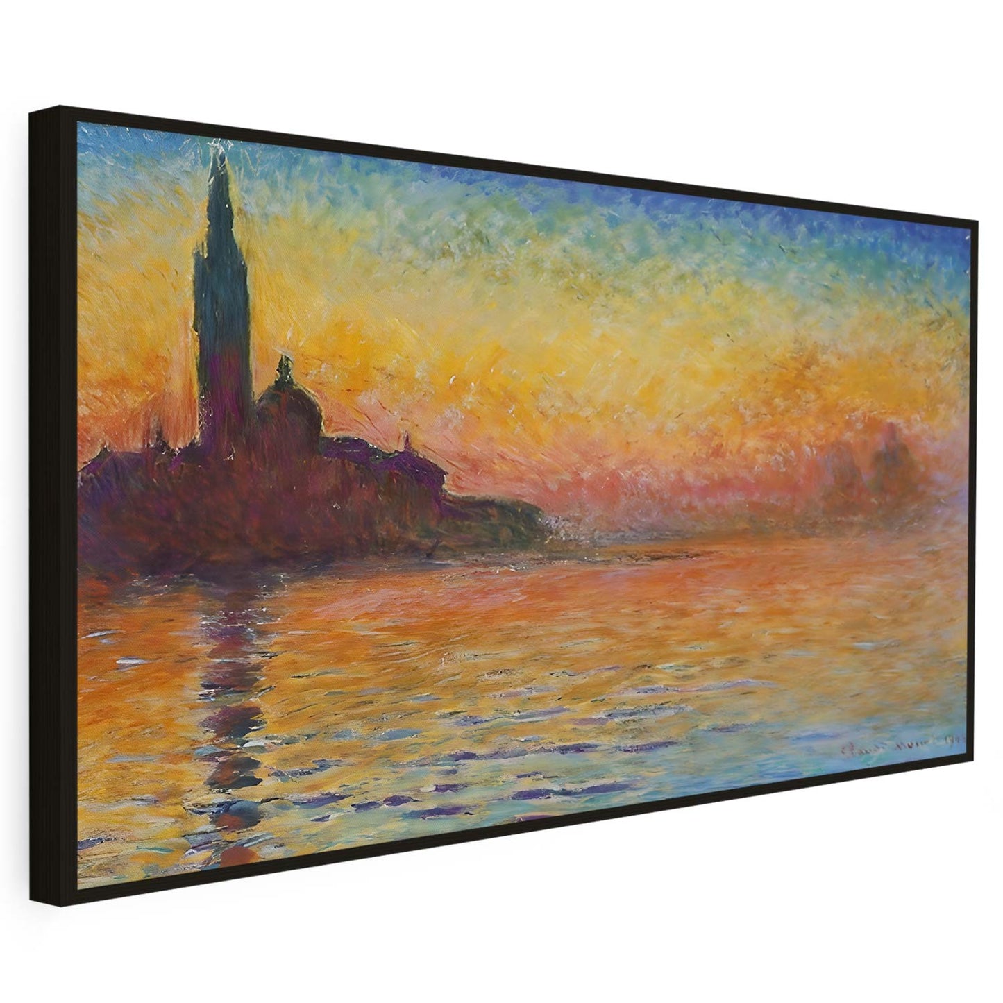 Coucher de soleil à Venise Claude Monet