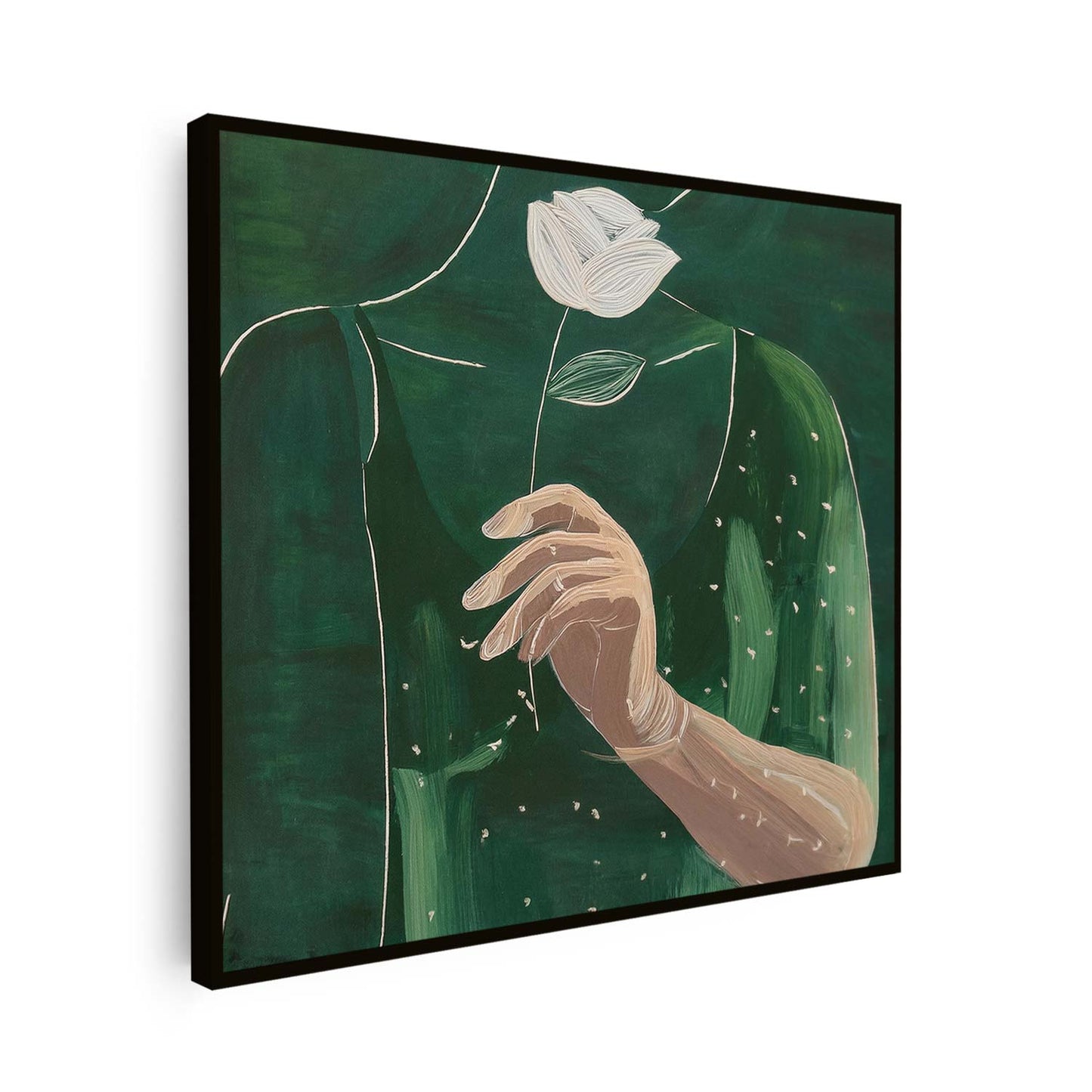 Tableau sur toile silhouette femme
