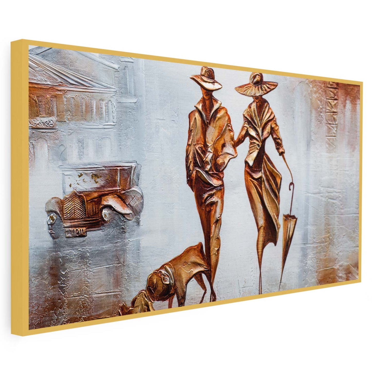 Tableau sur toile de couples en 3D