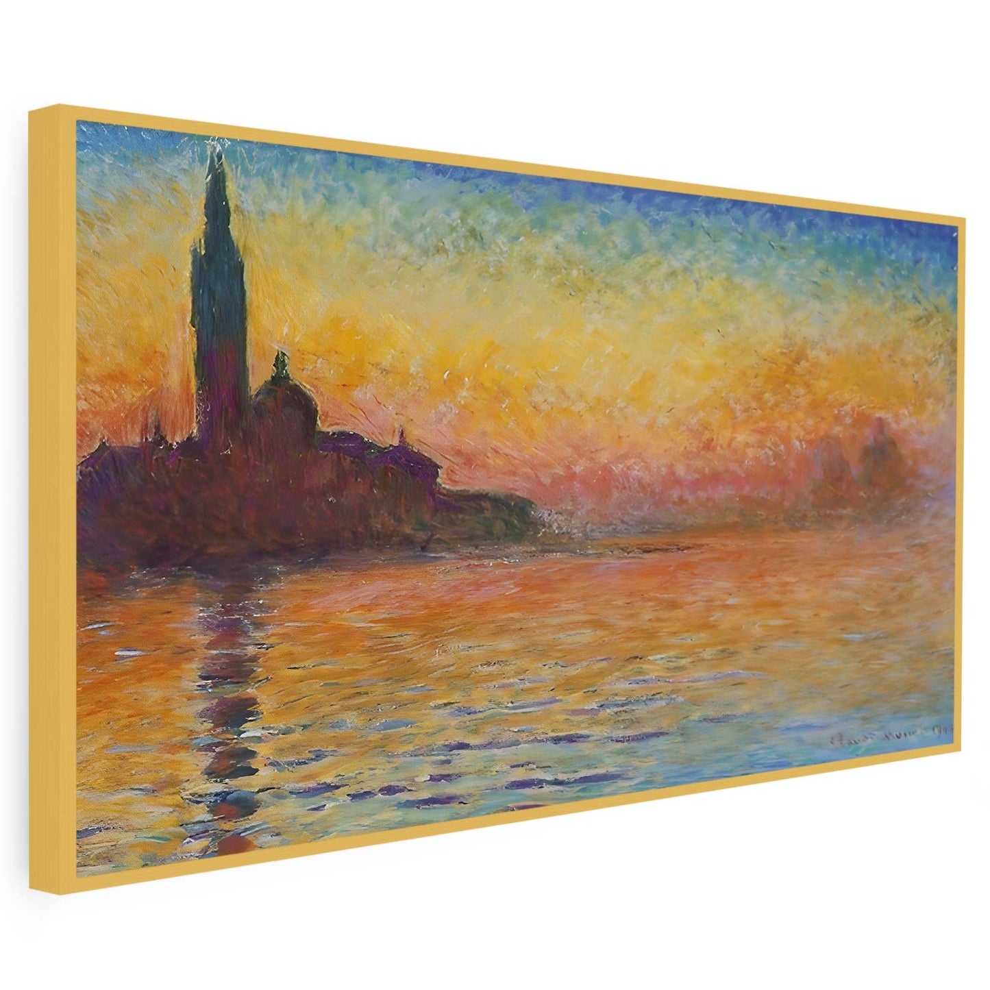 Coucher de soleil à Venise Claude Monet