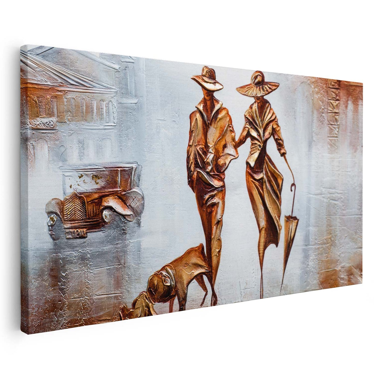 Tableau sur toile de couples en 3D