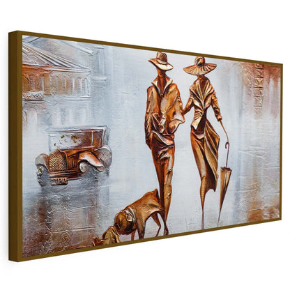 Tableau sur toile de couples en 3D