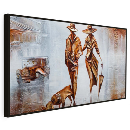 Tableau sur toile de couples en 3D