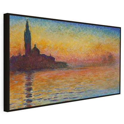 Coucher de soleil à Venise Claude Monet